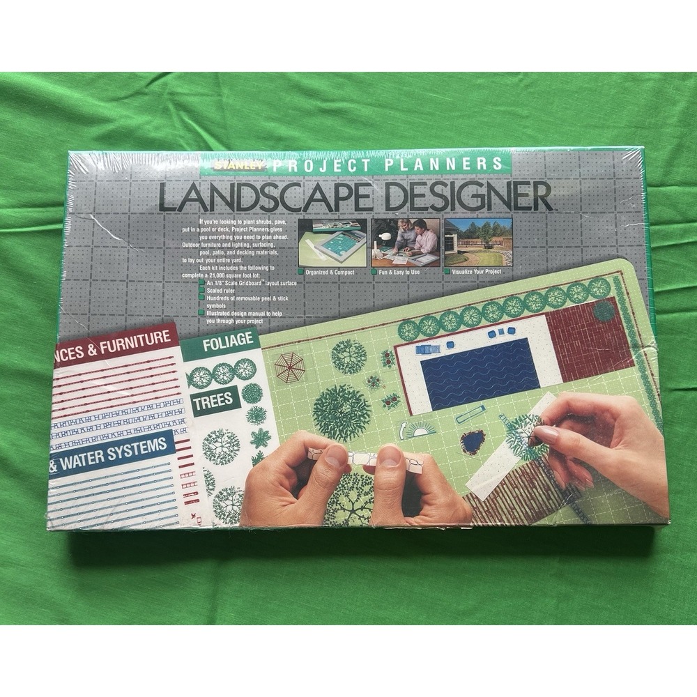 Stanley Landscape Project Planner Gridboard Layout Design SEALED